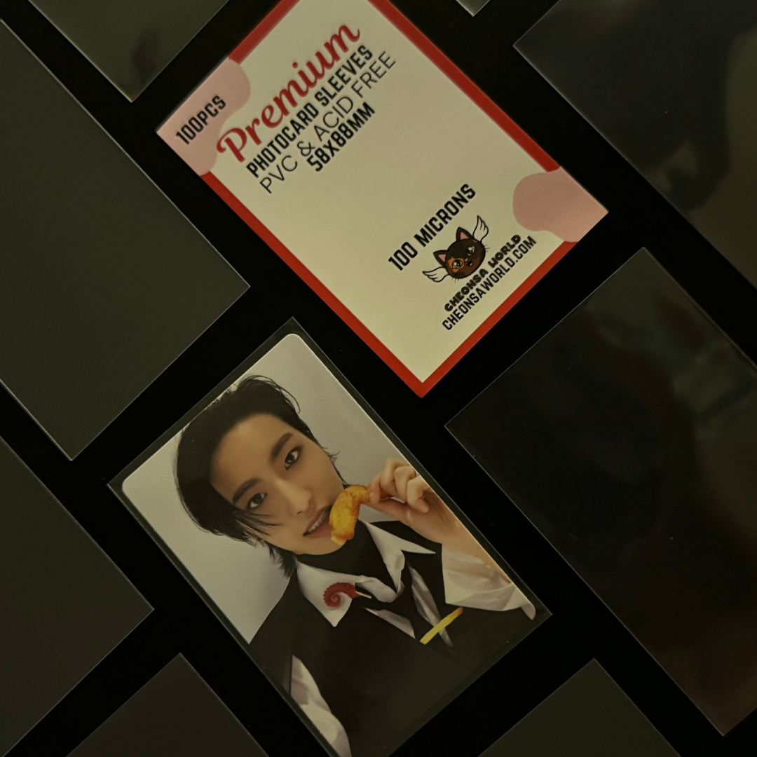 CLEAR] 58x88 PREMIUM PHOTOCARD SLEEVES – Cheonsa World