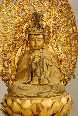 備前焼 木村桃山作 観音菩薩坐像 備前焼 木村桃山作 観音菩薩坐像