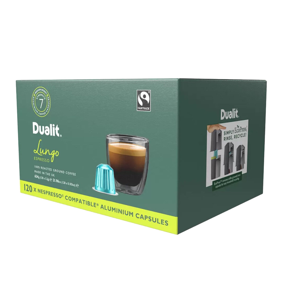 デュアリット ネスプレッソ互換カプセル ルンゴ 120カプセル入
