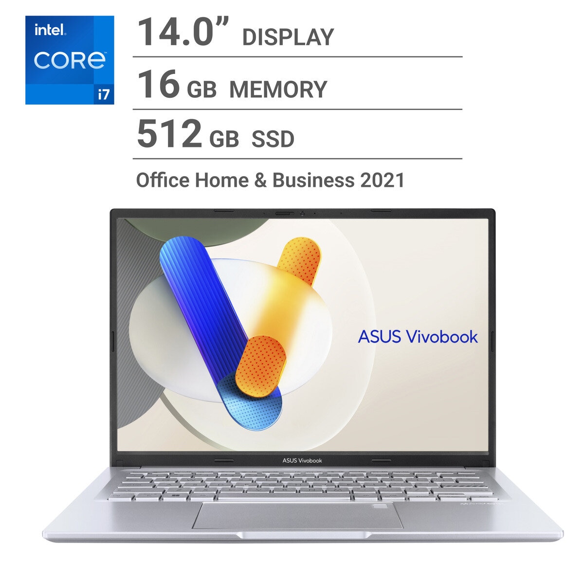 ASUS ノートPC/Vivobook/14.0インチ/Core i7-1255U/メモリ16GB/SSD 512