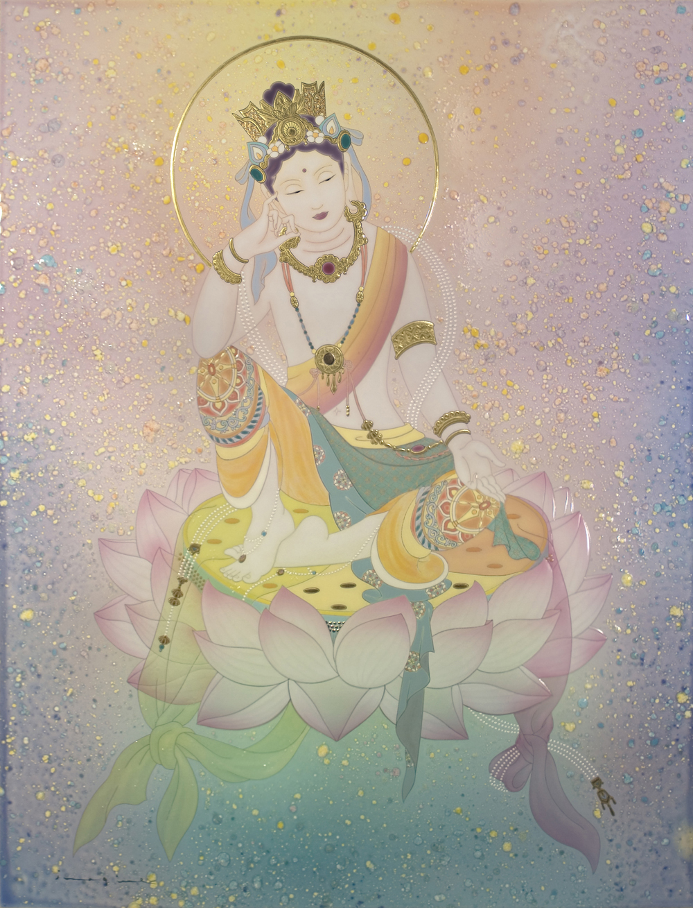 Gallery_blog: 「奇跡の輝き」 草場一壽陶彩画 観音力展