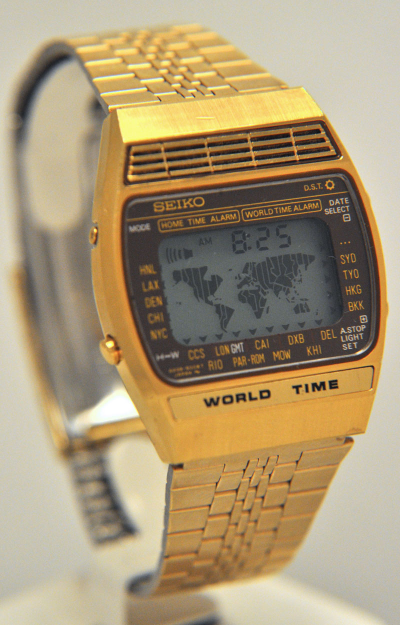 SEIKO - A239-5020 - WorldTime - Vintage Digital Watch - Digital