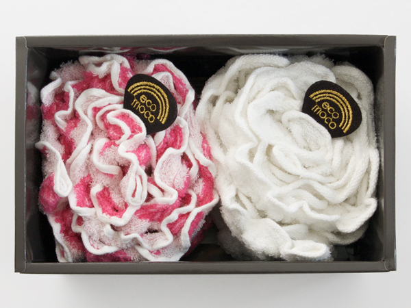 レインボー モコモコタオル ギフトセット(フェイス2) | エコモコ100