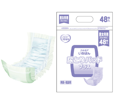 エルモアいちばん 尿とりパッドプラス ｜ 商品情報 ｜ エルモア