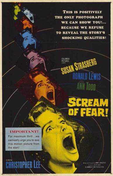 Scream Of Fear (1961) - Susan Strasberg DVD – Elvis DVD Collector