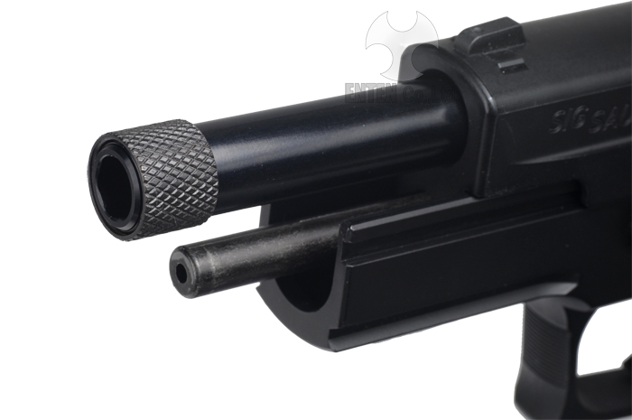 東京マルイP226対応アルミアウターバレル（サイレンサー対応）(14mm正