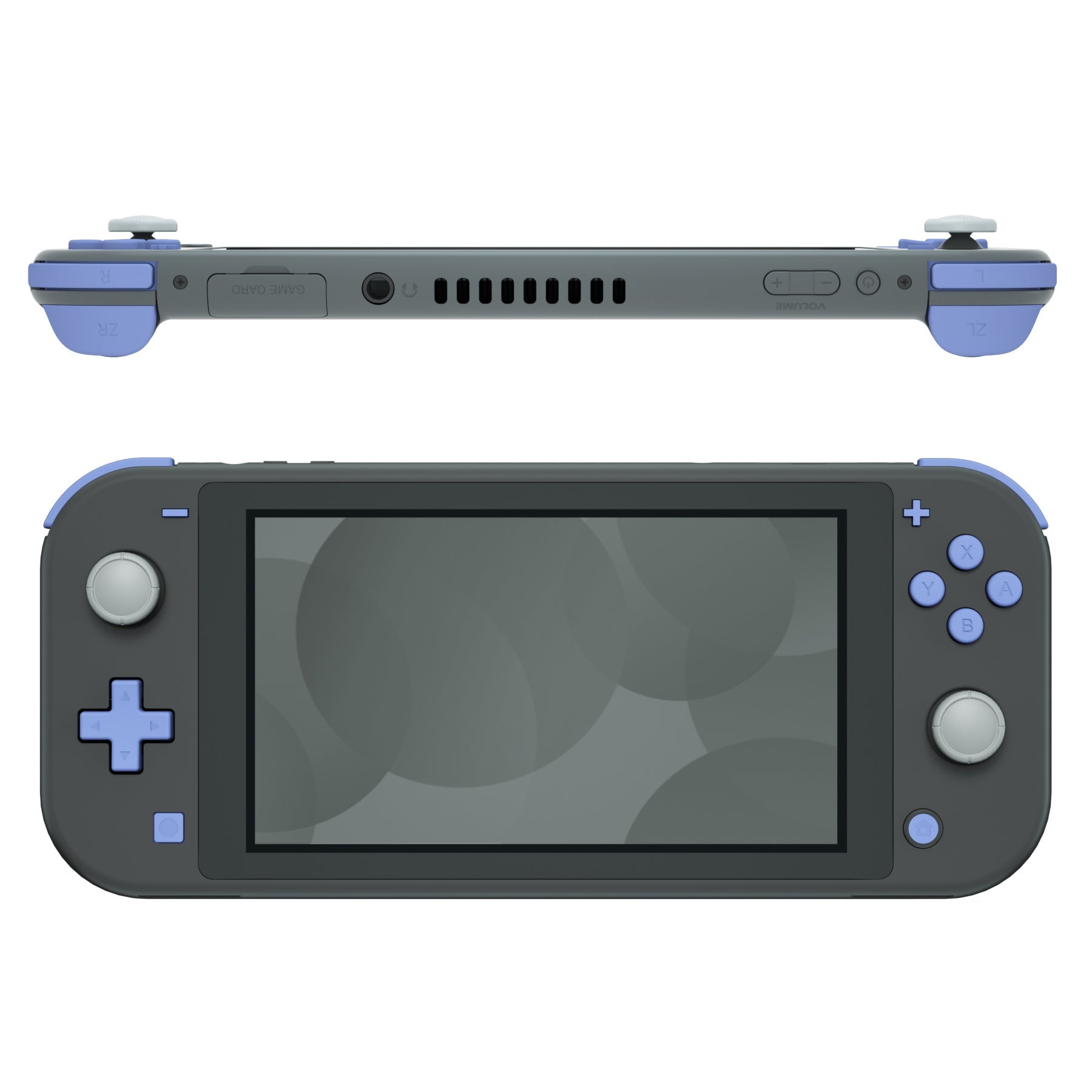 eXtremeRate Light Violet Replacement ABXY Home Capture Plus Minus