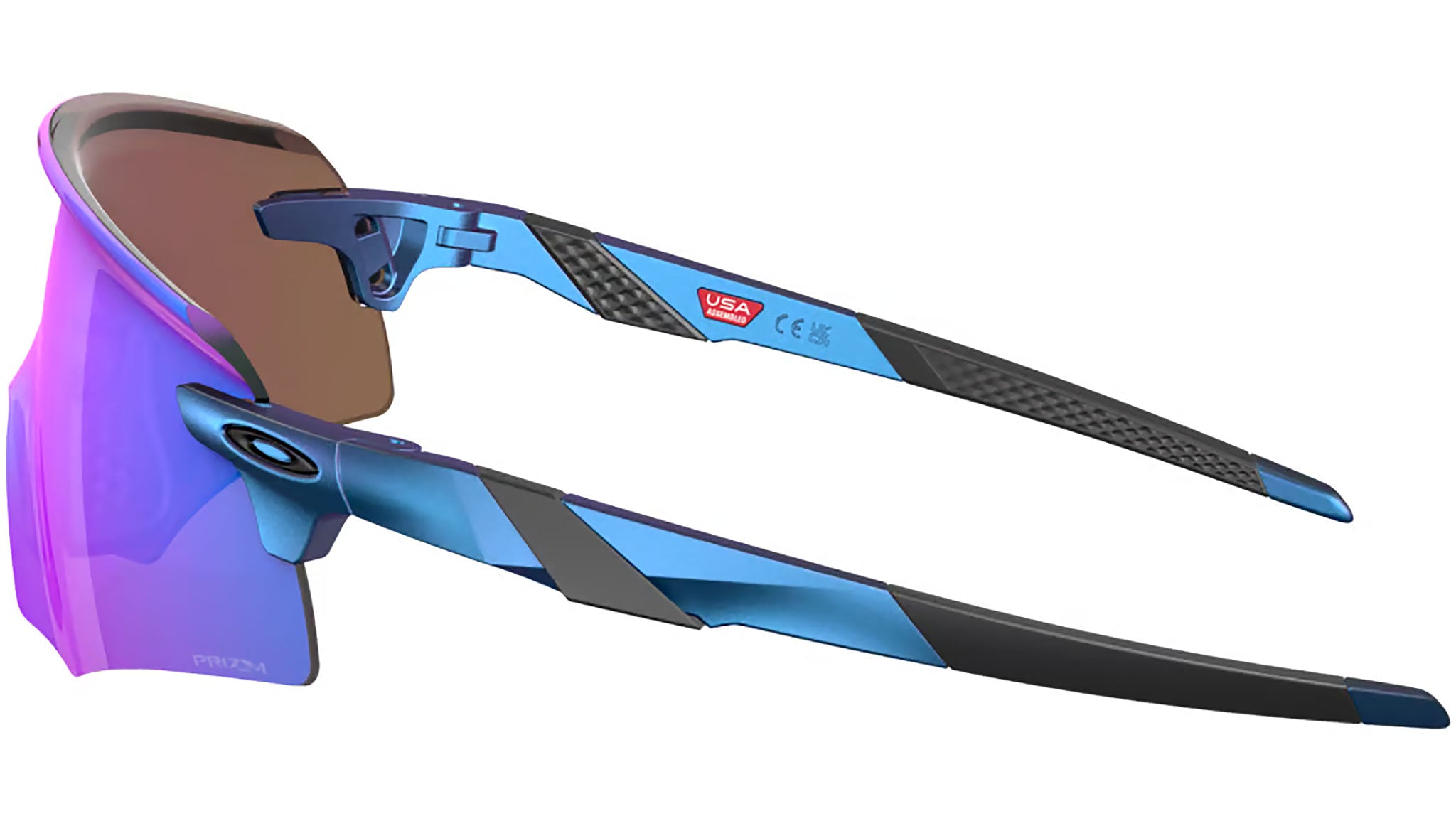 Oakley Encoder Sunglasses OO9471 22 Matte Cyan / Blue Colorshift