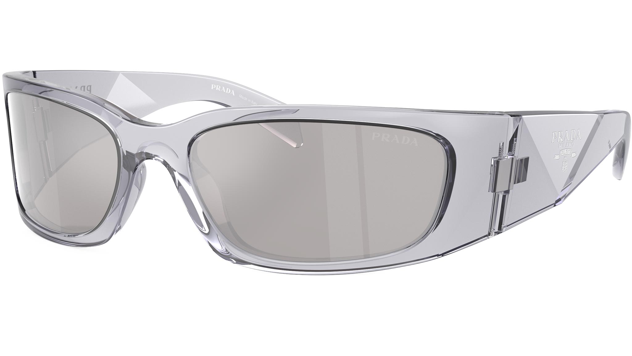 Prada PR A19S Sunglasses 12R2B0 Grey - eye-oo.com