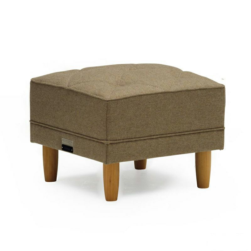 カリモク60＋カリモク オットマン フラノベージュ（チェリーナチュラル