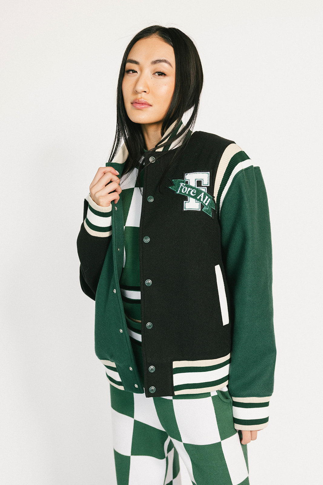 Captains Jacket - Green/Black – foreall.com