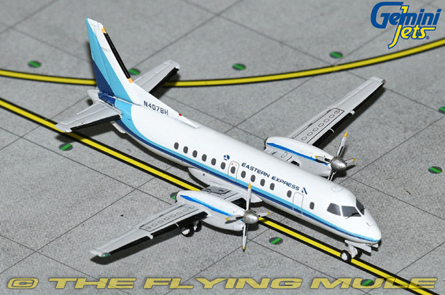 SAAB 340 1:400 Diecast Model - GeminiJets GJ-GJEAL1251 - $40.95