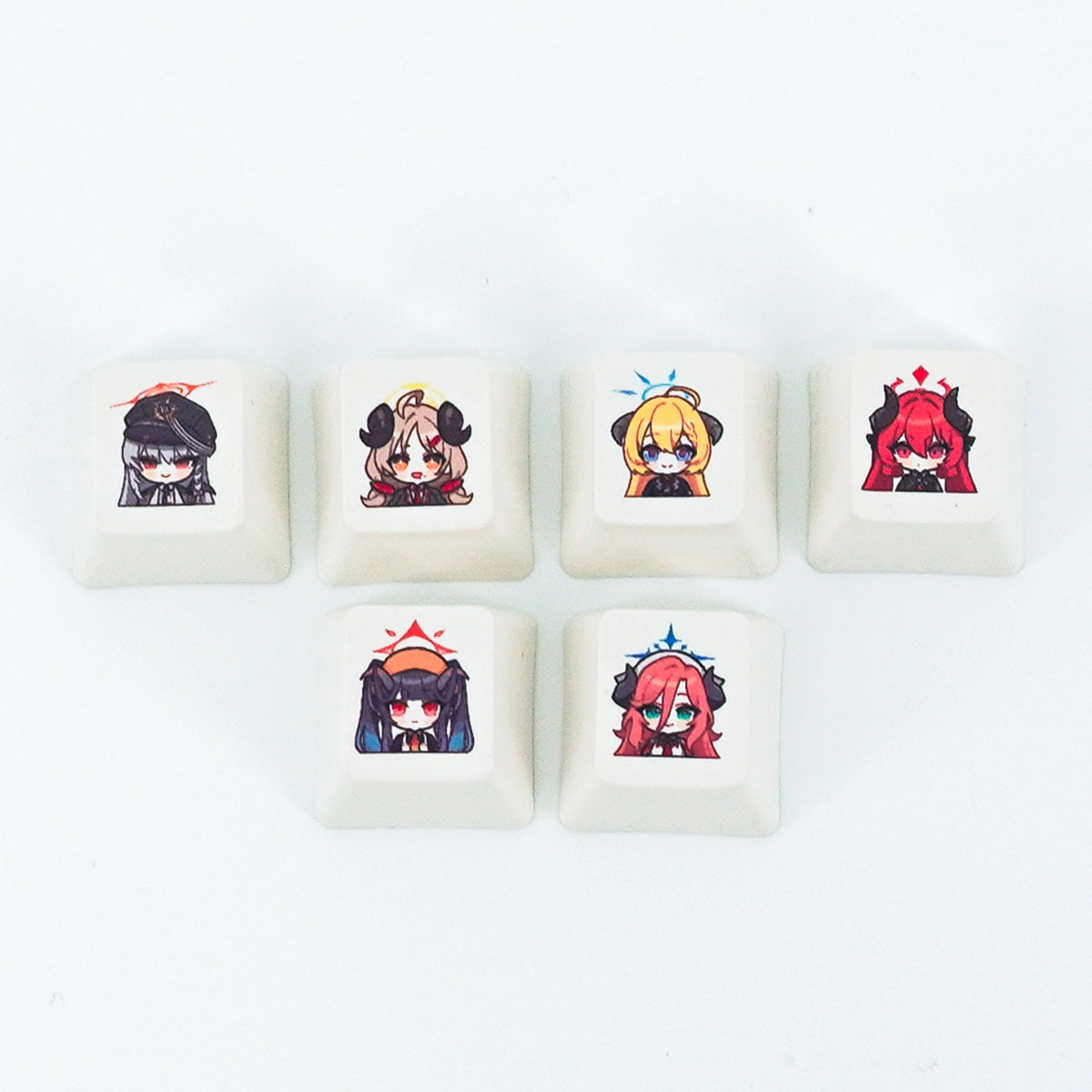 ふもコレ×ブルーアーカイブ キーキャップセット ゲヘナ学園 C｜ふも