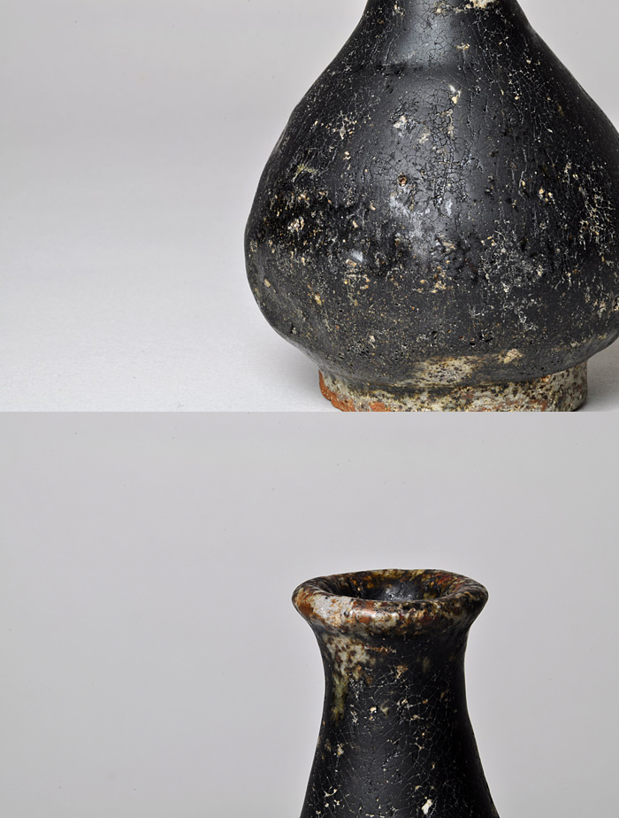 黒高麗 徳利 朝鮮美術 古美術 古道具 アンティーク 酒器 黒高麗徳利 | 酒器 | 冨江洗心堂オンラインショップ