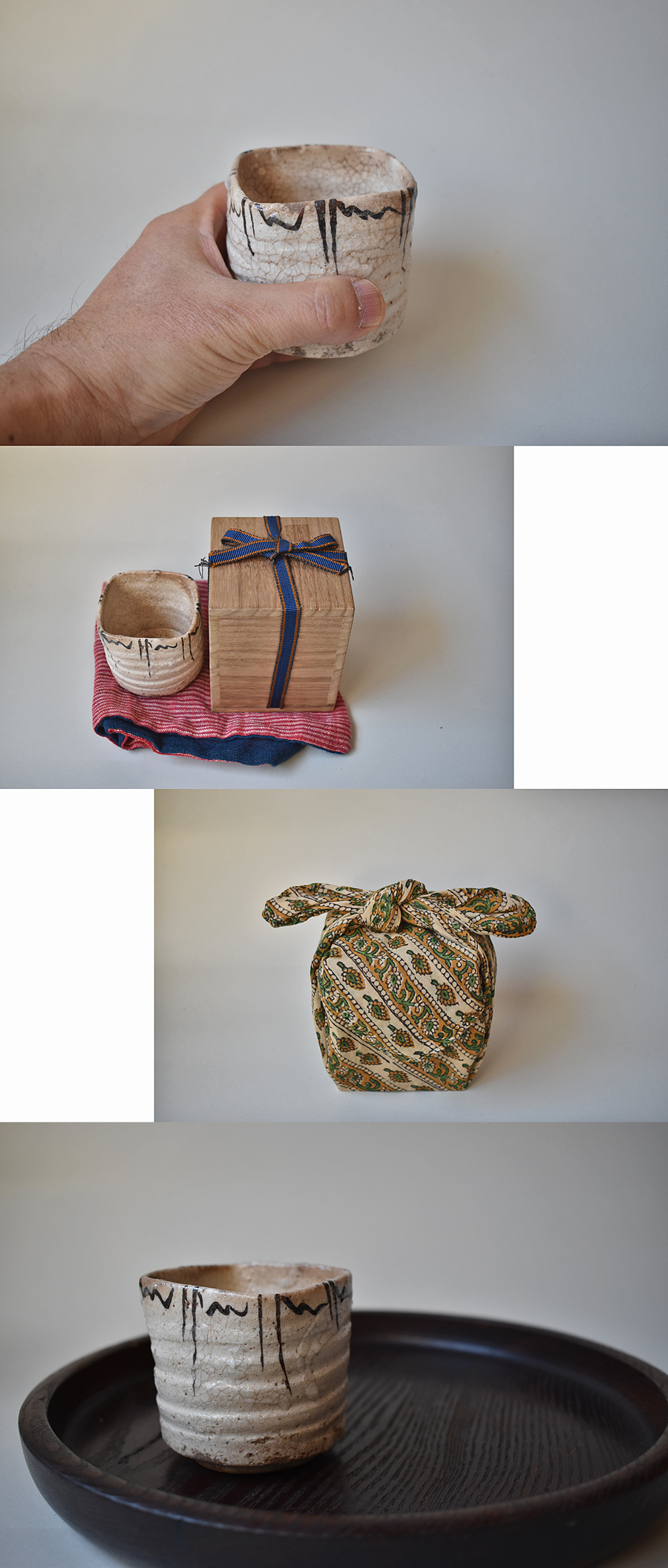 古童 - 復興織部 向付 見立酒器 | 古美術品専門サイト fufufufu.com