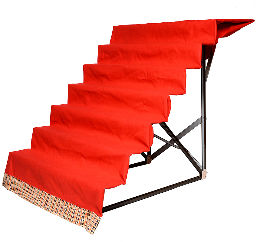 40号七段赤毛氈付(アクリルフェルト)｜人形の伏見屋