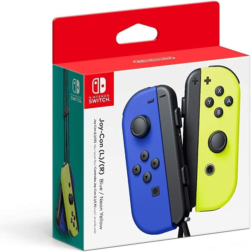 Nintendo Switch Joy-Con Pair - Left Blue/Right Neon Yellow