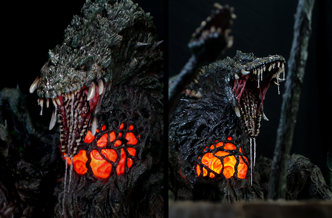 海洋堂】 ビオランテ 電飾＆ジオラマ 完成品