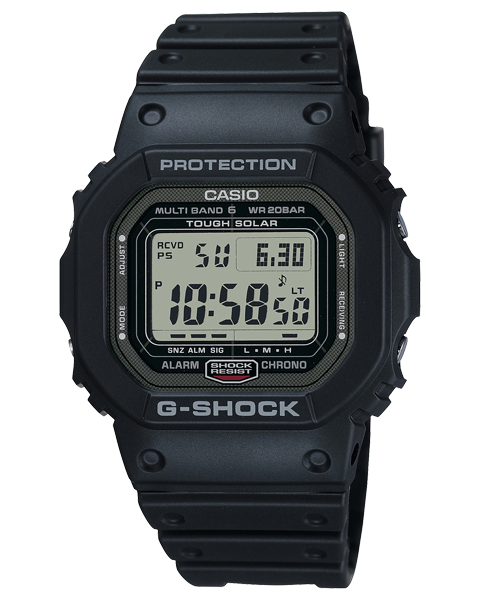 CASIO G-SHOCK GW-5000U[日本製&スクリューバック採用の電波ソーラー