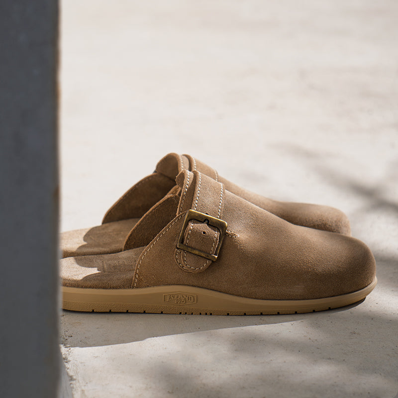 サンダル | PT CLOG 001M / TAUPE SUEDE - ISLAND SLIPPER