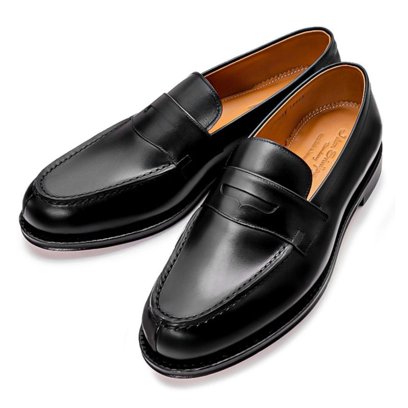 ローファー | 98998 Garuda / BLACK CALF (LEATHER SOLE) - Jalan