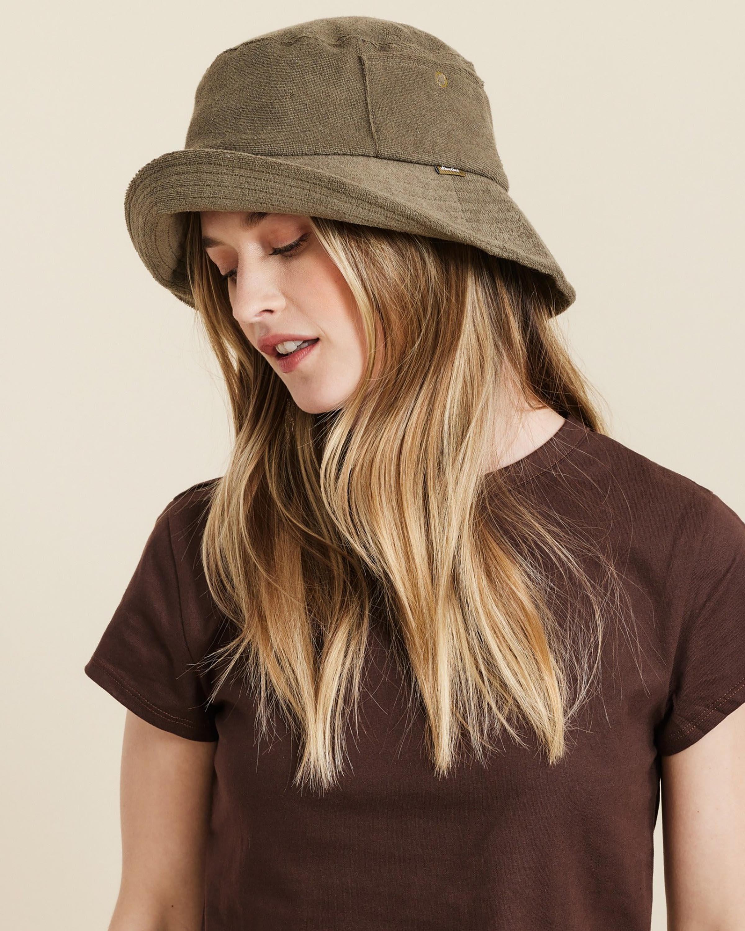 Marina Terry Bucket Hat | Terry Cloth Bucket Hat | Hemlock Hat Co.
