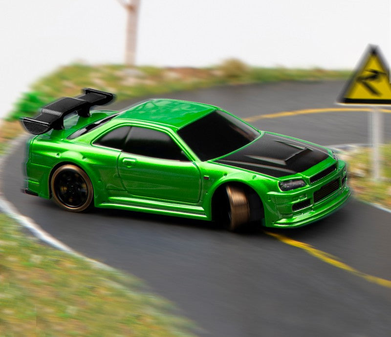 Turbo Racing C64 1:76 Drift Car - GREEN – HeliDirect