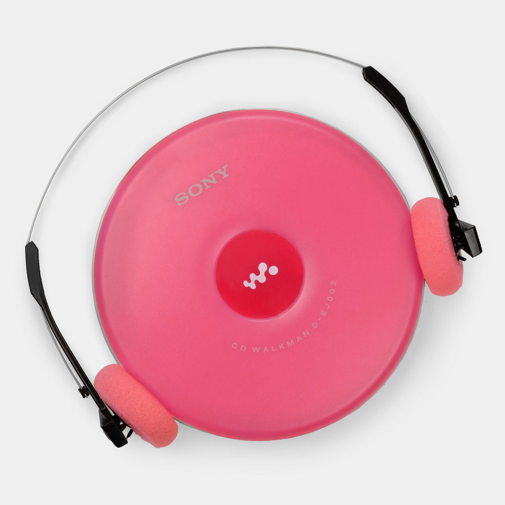 SONY D-EJ002 PINK PORTABLE CD PLAYER * Japanese Edition* – High