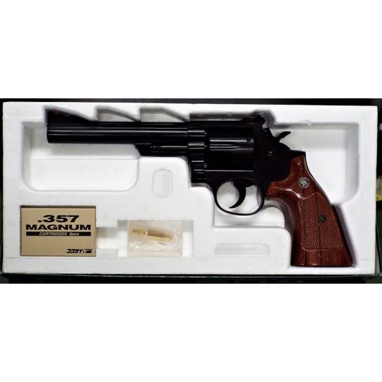 コクサイ】発火式モデルガンNEW S&W M19 ポリ・ウッディグリップ