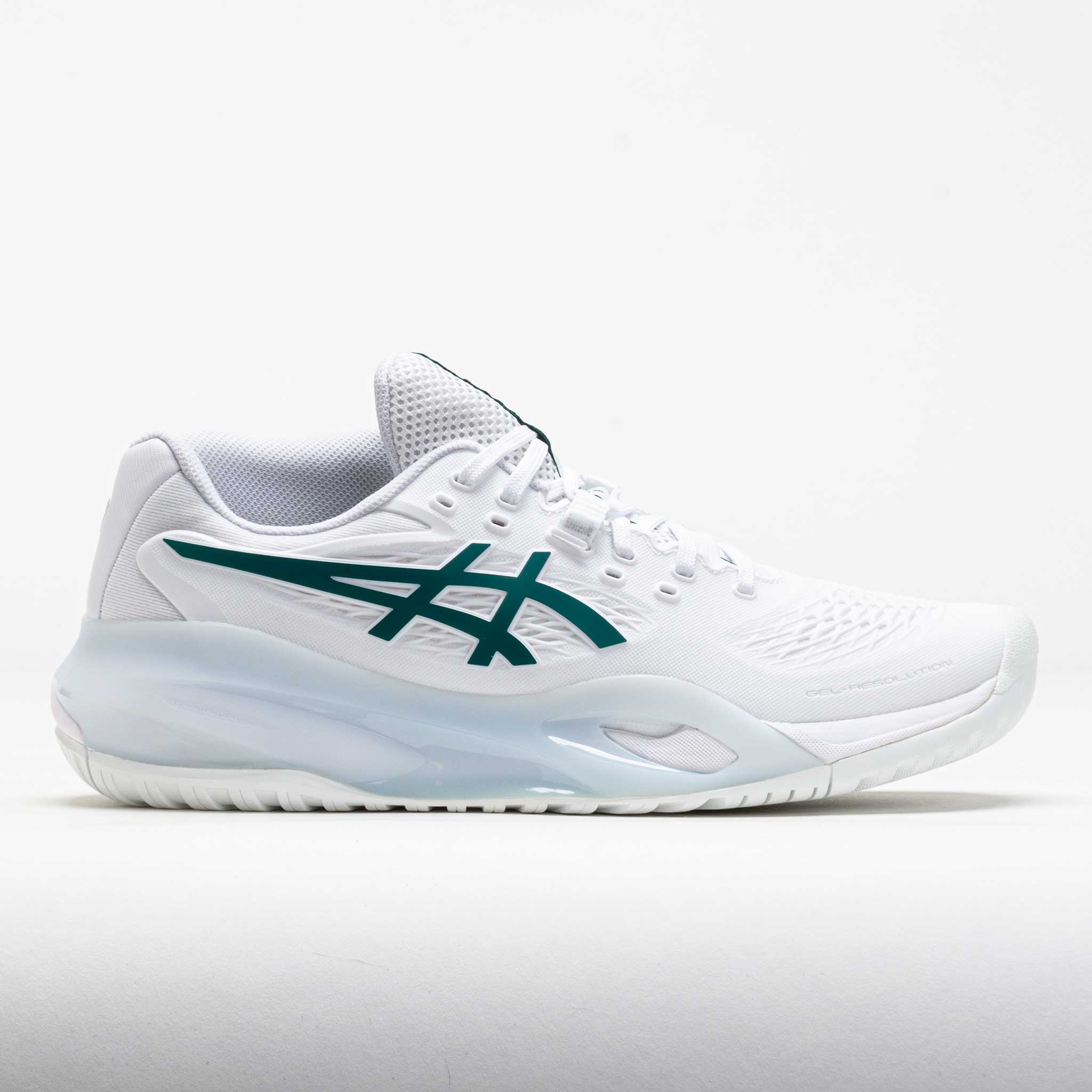 ASICS GEL-Resolution X Men's White/Pitch Green – Holabird Sports