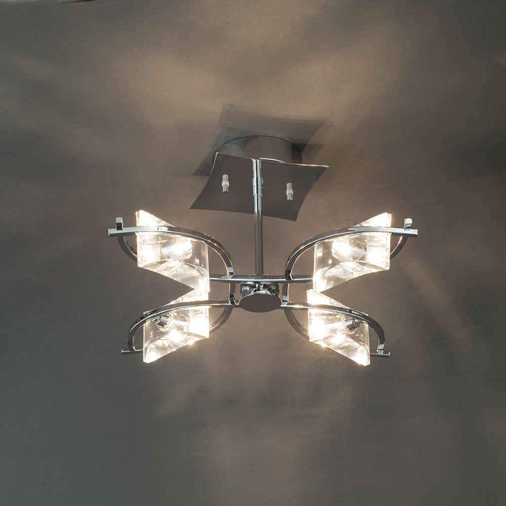 シャンデリア「MAN-0885LN/4」約4.5畳用 ランプ別売 | 【公式】大塚