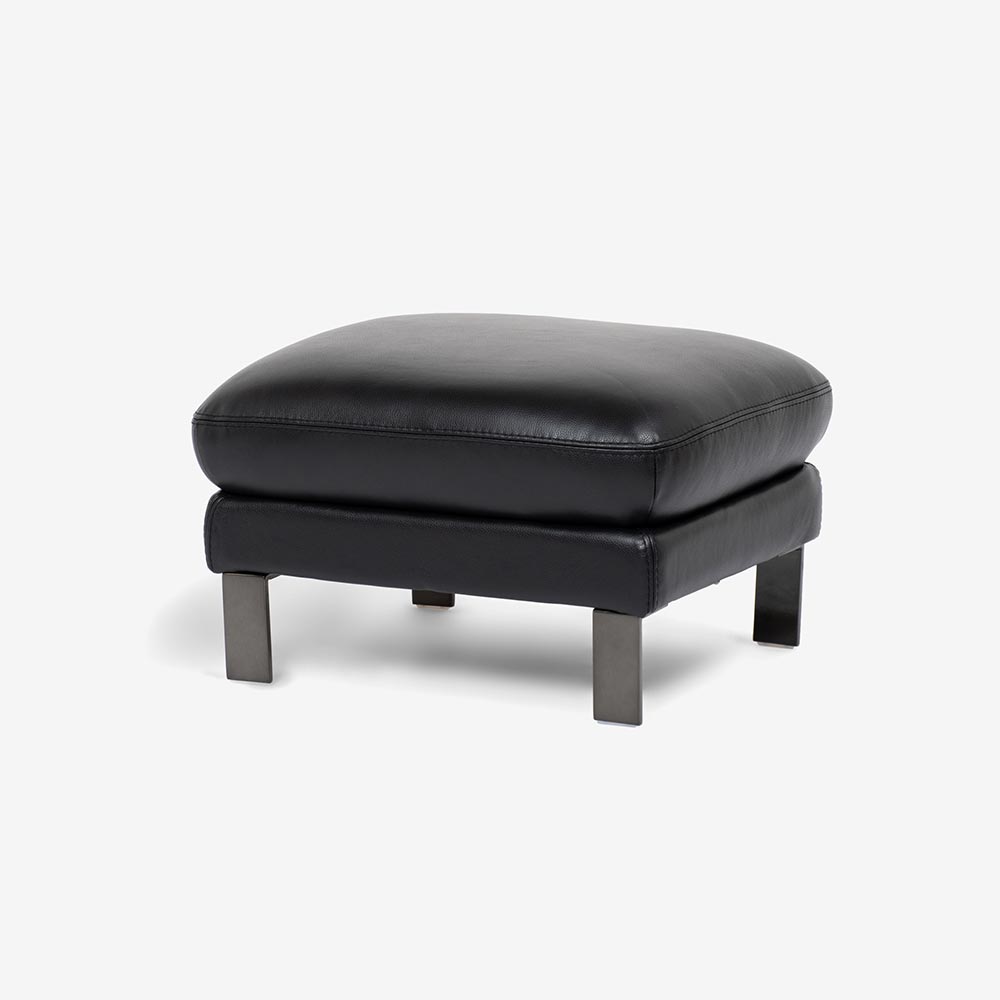 オットマン「L/S 58N（エルエス58）」革#J-023Cブラック色 | 【公式