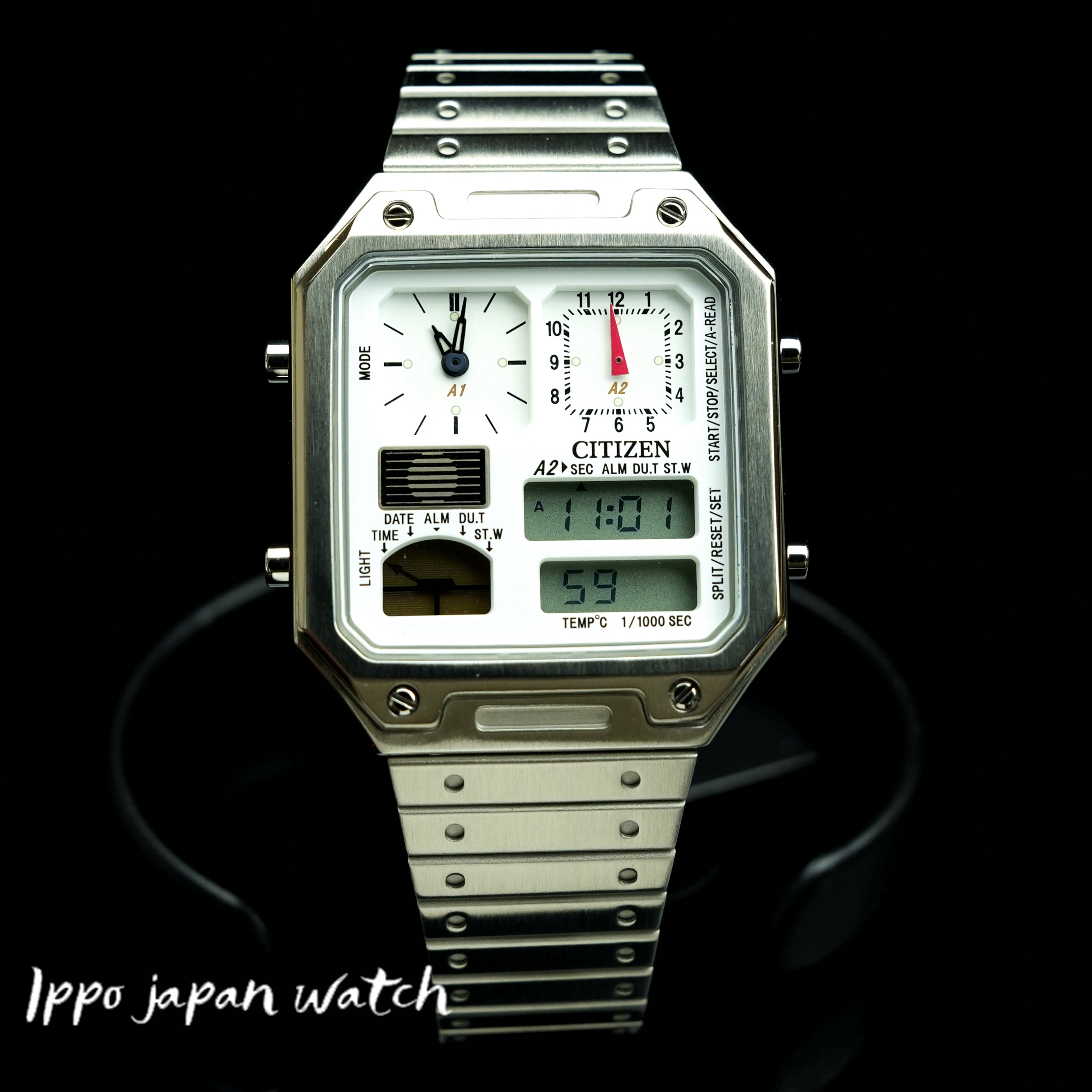 Citizen Men's Watch RECORD LABEL THERMO SENSOR JG2120-65A – IPPO