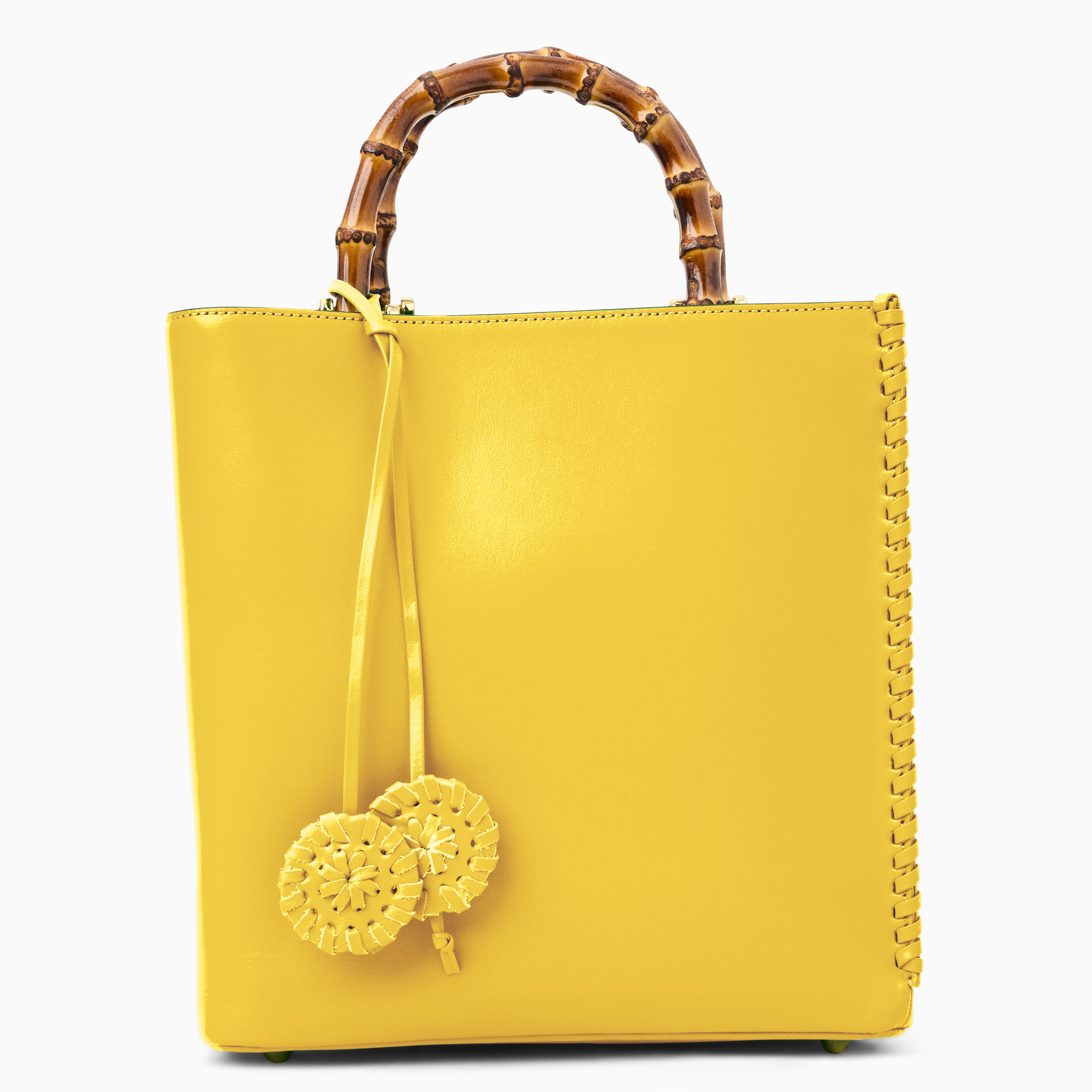 Jack Rogers Lucianna Tote — Golden Yellow Italian Leather – Jack