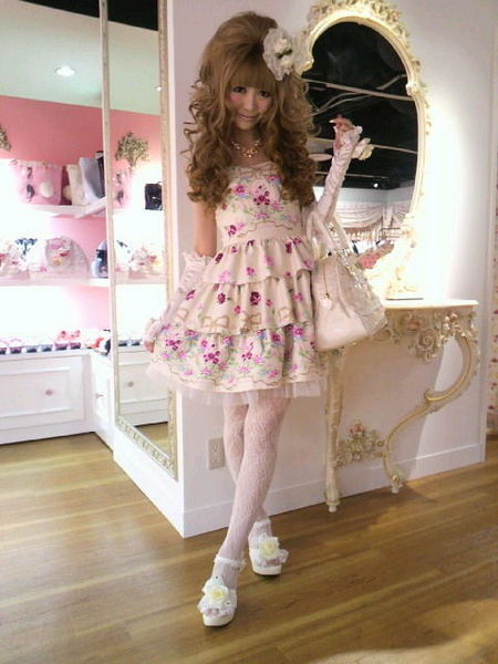 新品 Jesus DIAMANTE 3つリボンワンピース ピンク JESUS DIAMANTE