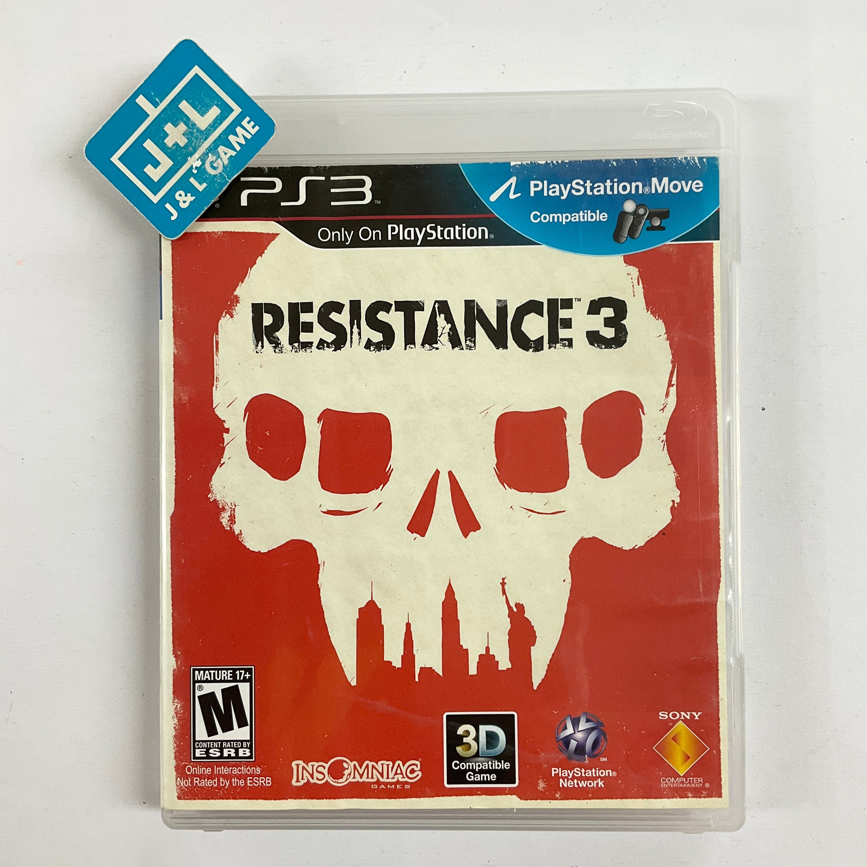 Resistance 3 - (PS3) PlayStation 3 [Pre-Owned] | J&L Game
