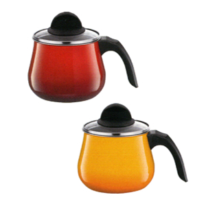 シラルガン（シリット） ミルクポットガラス蓋付 14cm カラー5色