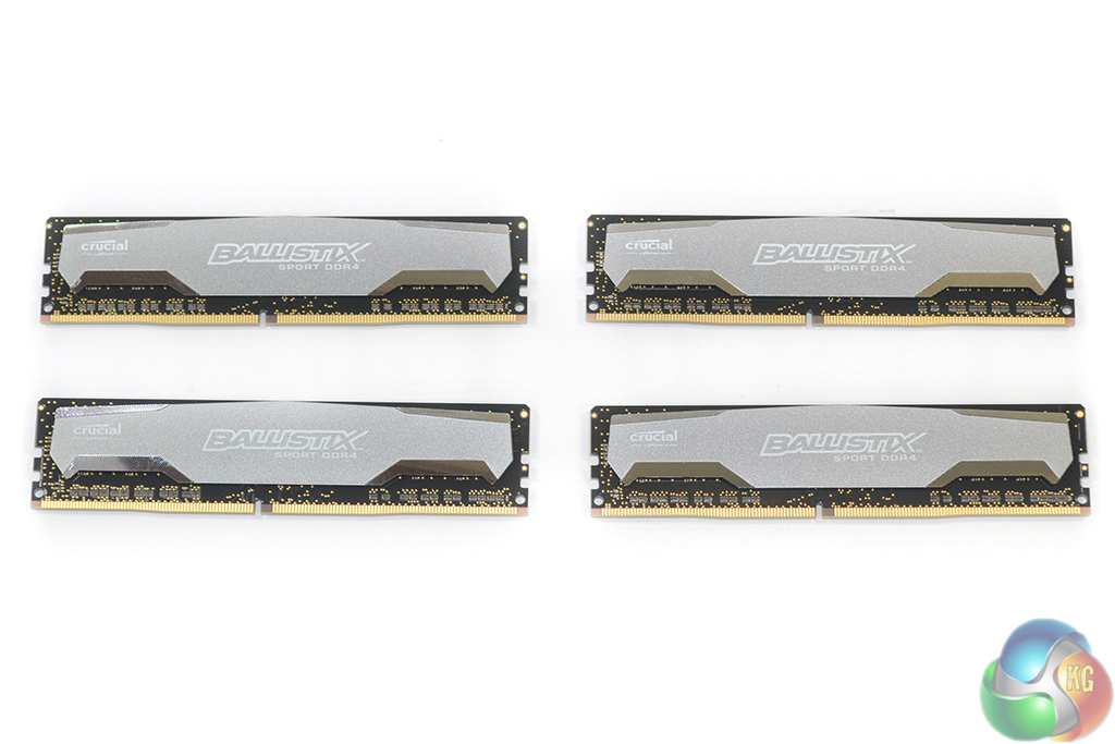 Crucial Ballistix Sport 2400MHz 32GB DDR4 Memory Kit Review | KitGuru