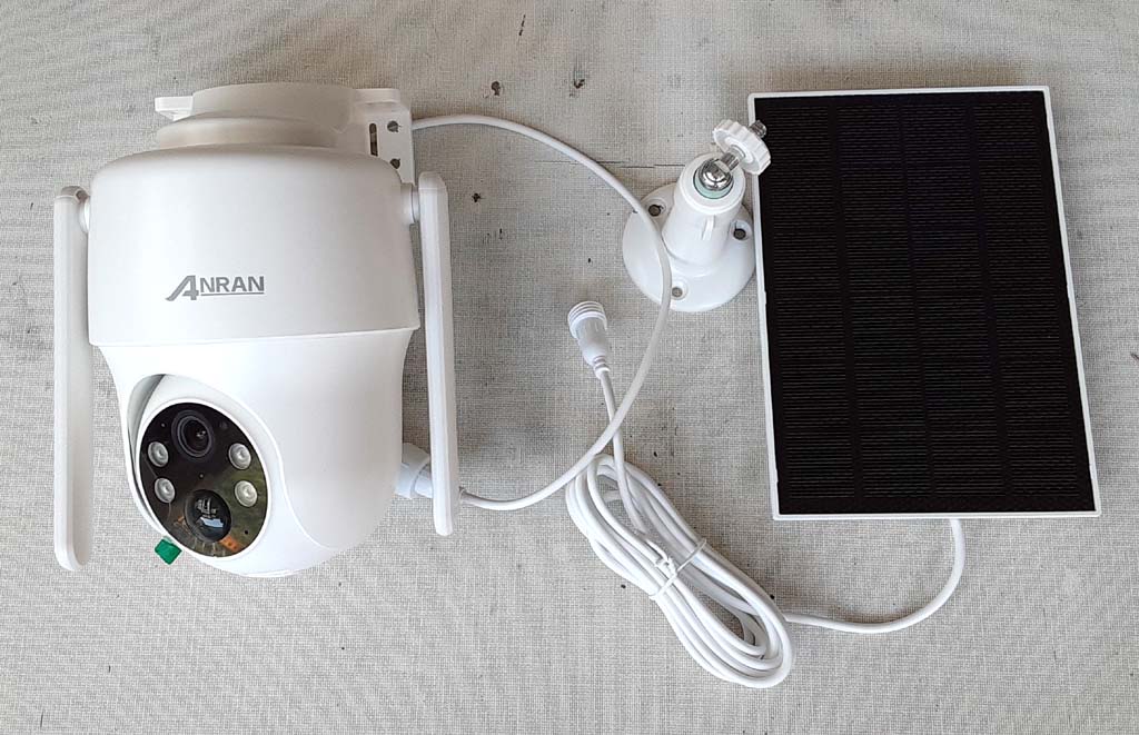 防犯カメラ：ANRAN 4G SIM内蔵 ソーラーカメラを畑に設置 – システム