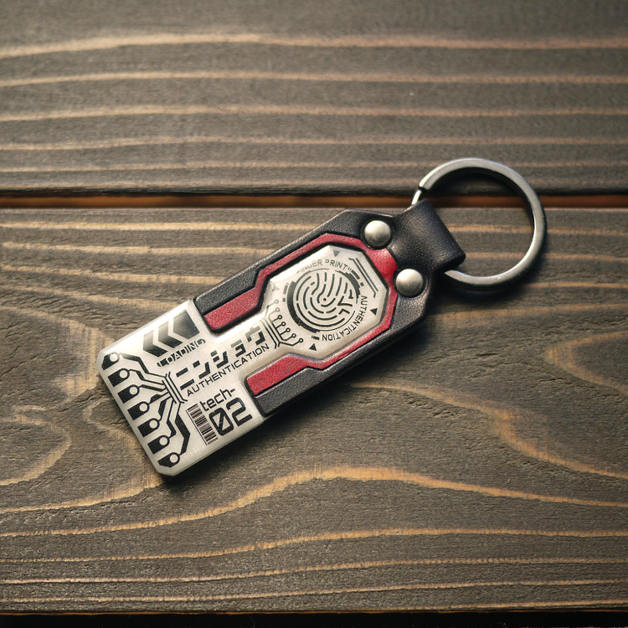 orizontas-tech02 蓄光キーホルダー – Leather Craft Luke