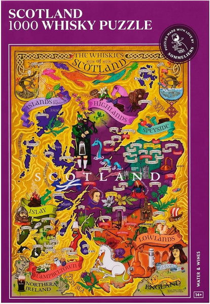 Scotland Whisky 1000 Piece Puzzle - Shop Mapworld