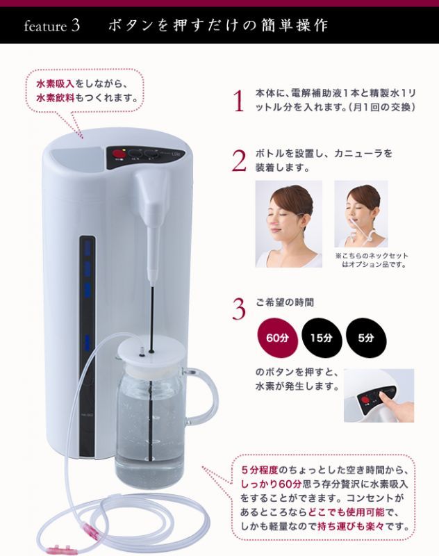 水素吸入器ラブリエリュクス】 - ミライプラス株式会社