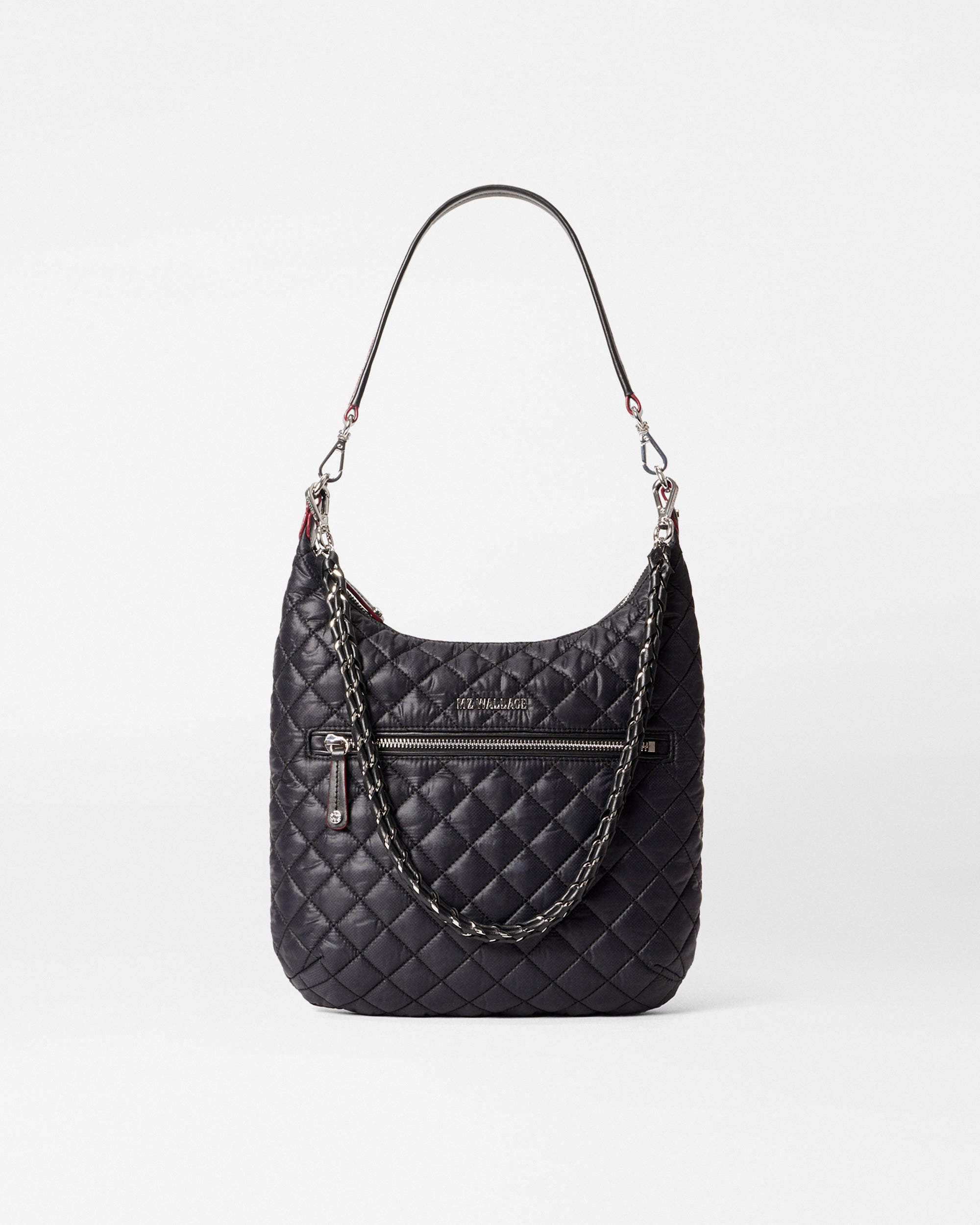Black Quilted Shoulder Bag | MZ Wallace