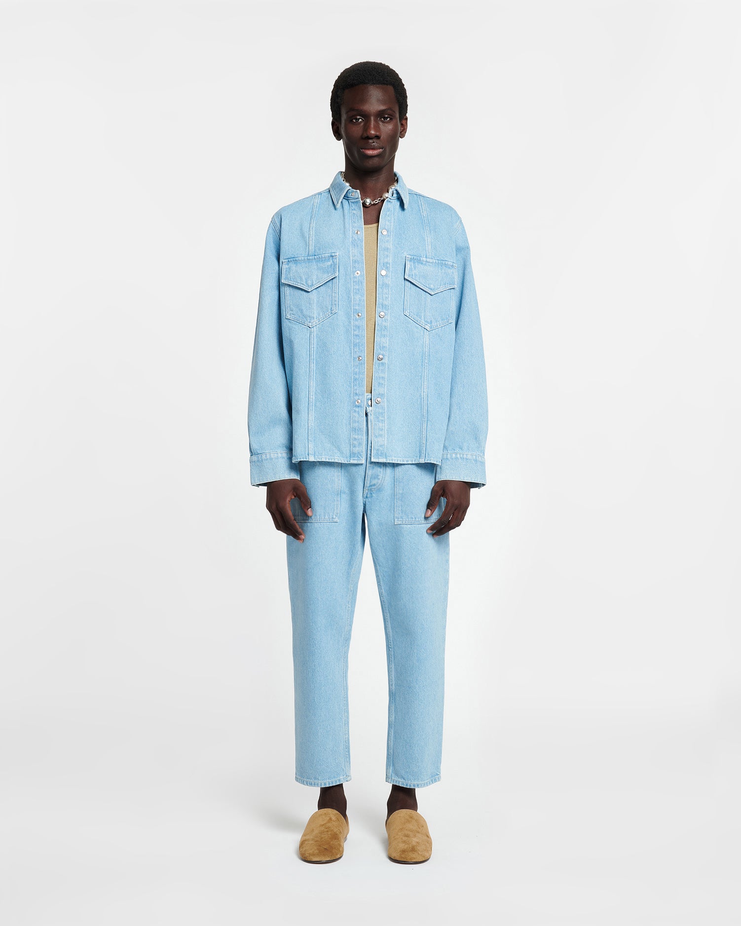 Jasper - Workwear Jeans - Eco Light Wash – Nanushka