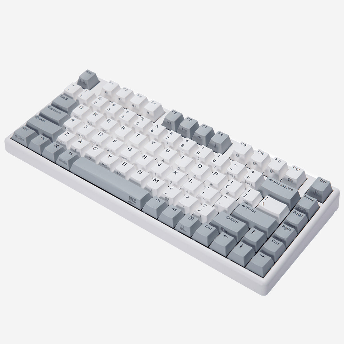 NiZ Micro84 静電容量無接点キーボード 有線・無線 白い