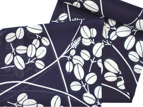 竺仙 綿絽浴衣(萩) | 商品紹介 | 染と織たかはし