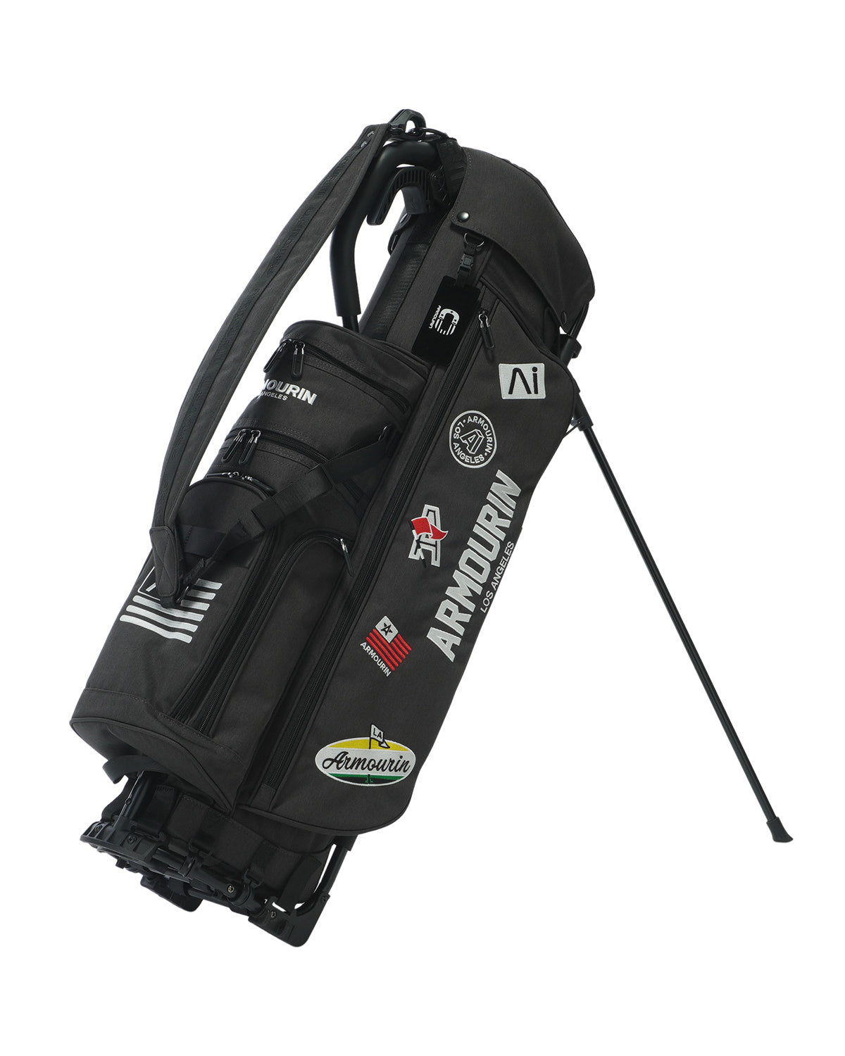 ARMOURIN アーマーイン] ゴルフ キャディバッグ ブラックフレーム