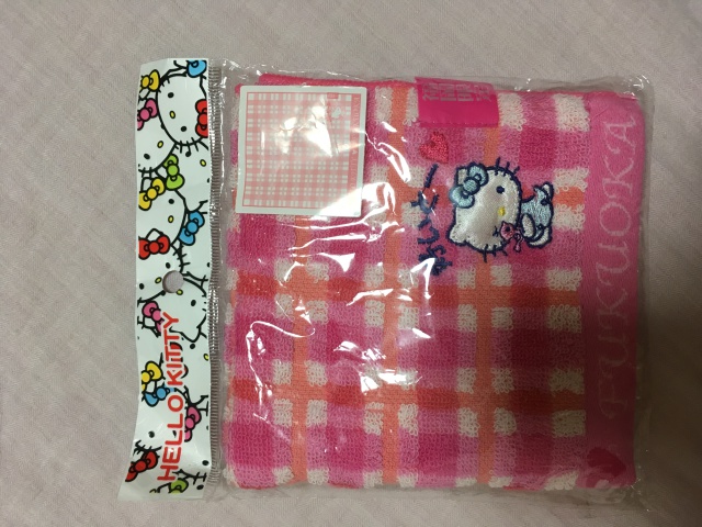 ハローキティご当地タオル 好いとー-福岡県|福岡のお土産 - おみやげ
