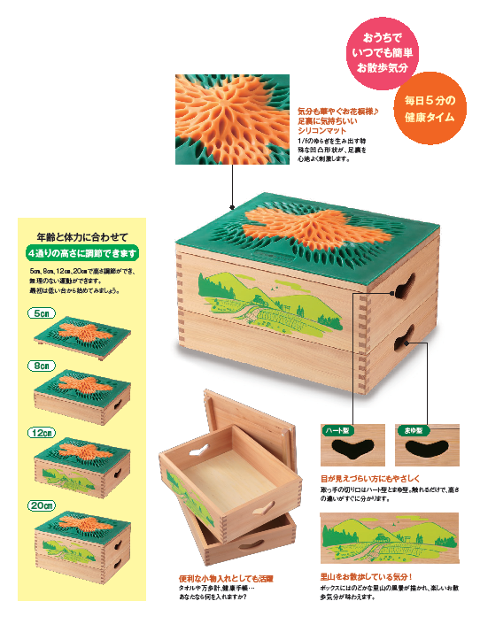 楽らく健康BOX開発者、発明主婦小川信子の公式サイト |（踏み台昇降