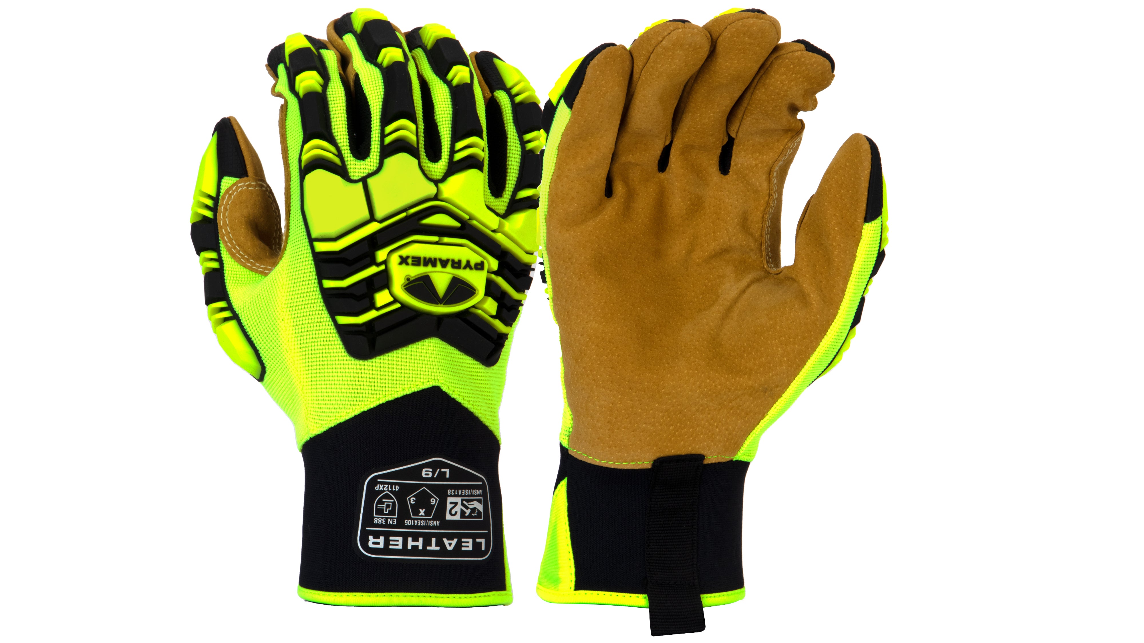 GL805HT - High Performance Level 2 Impact Leather Palm - Pyramex®
